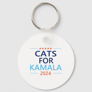 For Kamala Harris 2024 Childless Cat Lady Jd Vance Key Ring