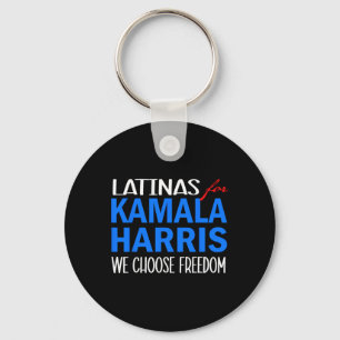 For Kamala Harris 2024 We Choose Freedom 1 Key Ring