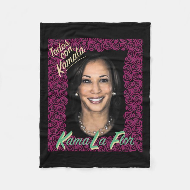 For Kamala Harris Harris 2024 Kamala Harris For Pr Fleece Blanket (Front)