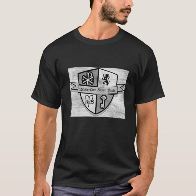 For King and Country Black and White Logo T-Shirt (Front)