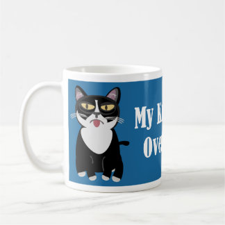 For Knocking Over Funny Cat Humour Slogan Coffee Mug