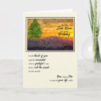 for Life Partner Romantic Sunset Birthday