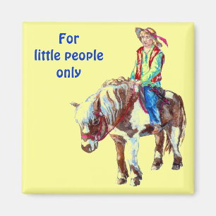 For little people only - fridge magnet