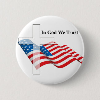 For Love of God and Country 6 Cm Round Badge