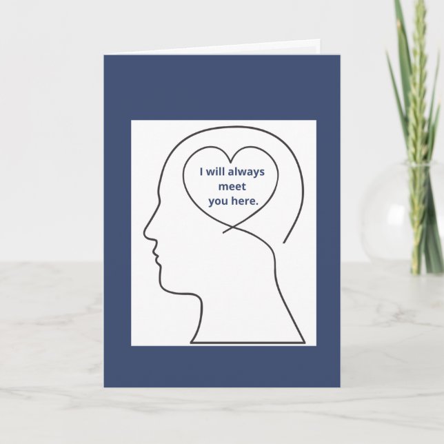 For loved ones away from us.  card (Front)