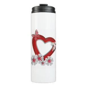 For loved ones, love thermal tumbler