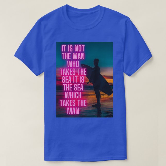 for lover sea and surfin T-Shirt (Design Front)