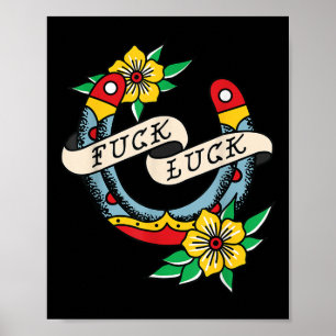 For Luck Horsescute Ss Cute Ss American Traditiona Poster