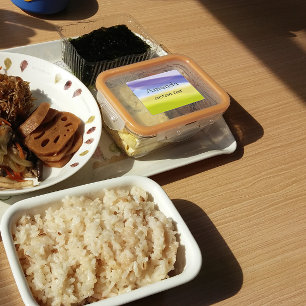  For lunch  lime yellow  purple 