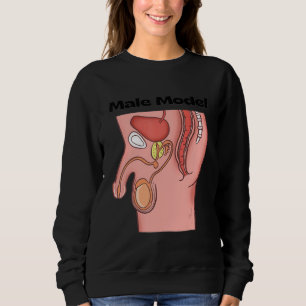 For Male Model Joke For Fathers Grandpa Sweatshirt