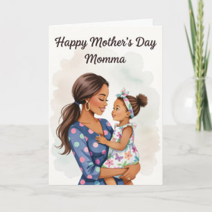 For Mamma on Mother's Day Card