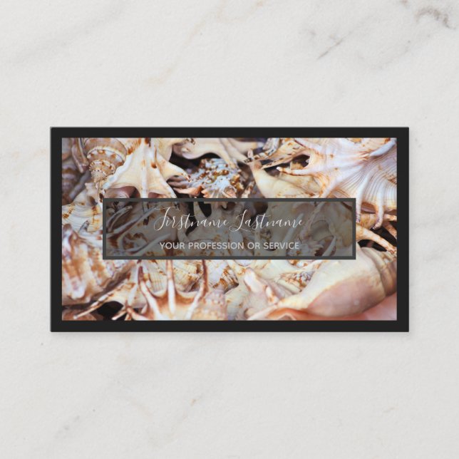 For maritime experts and seafood ocean lovers business card (Front)