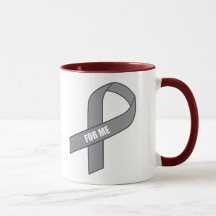 For Me (Grey / Silver Awareness Ribbon) Mug