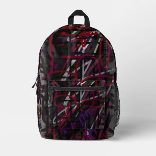 For me is art printed backpack