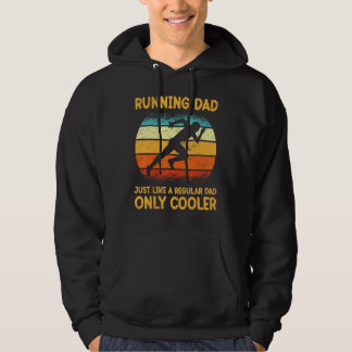 For Men Dad Marathon Runner Coach Marathoner Runn Hoodie