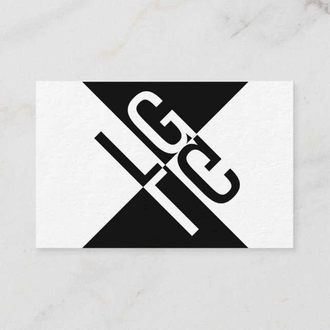 For men with a sense of ambition and dark ideas business card (Back)