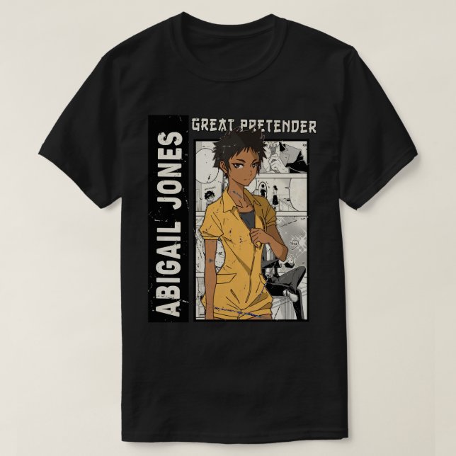 For Men Women Abigail Jones, Great Pretender Anime T-Shirt (Design Front)