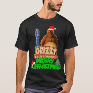 For Men Women Christmas Grizzy And The Lemmings Aw T-Shirt