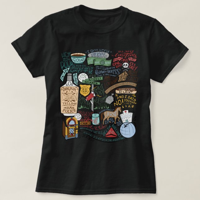 For Men Women (Colourized) John Mulaney Quote Comp T-Shirt (Design Front)