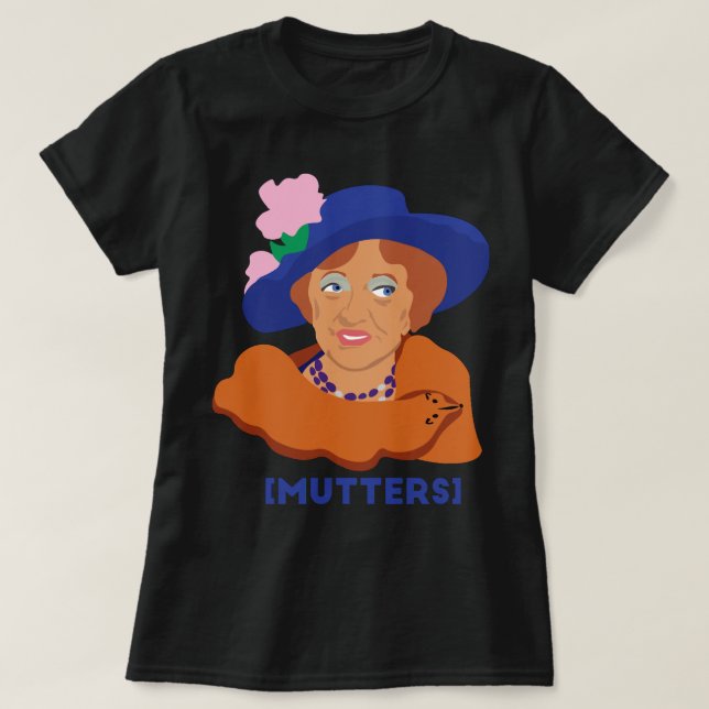 For Mens Womens Aunt Clara Mutters Awesome For Mov T-Shirt (Design Front)