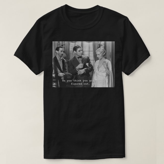 For Mens Womens Barbara Actress Stanwyck Awesome F T-Shirt (Design Front)