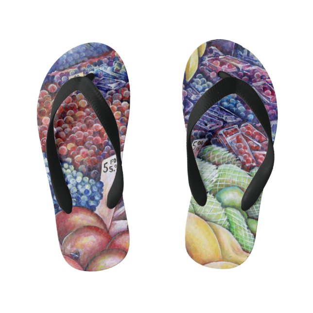 For Mental Consumption Only Kid's Flip Flops (Footbed)