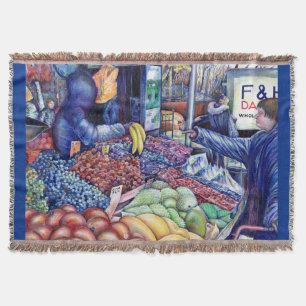 For Mental Consumption Only Throw Blanket