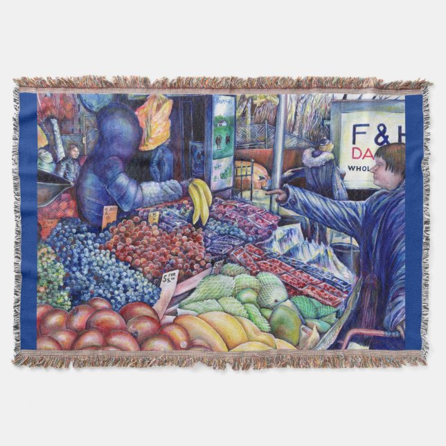 For Mental Consumption Only Throw Blanket (Front)