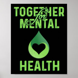 For Mental Health Awareness Stress Awareness Poster