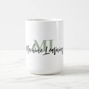 For ML Lovers & Tech Enthusiasts – Sage Green ML Coffee Mug