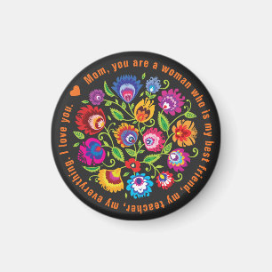 For Mother Polish folklore composition Magnet