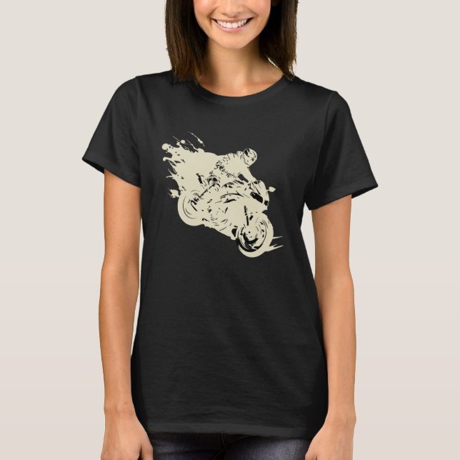 for motorcyclists motorcycles T-Shirt (Front)