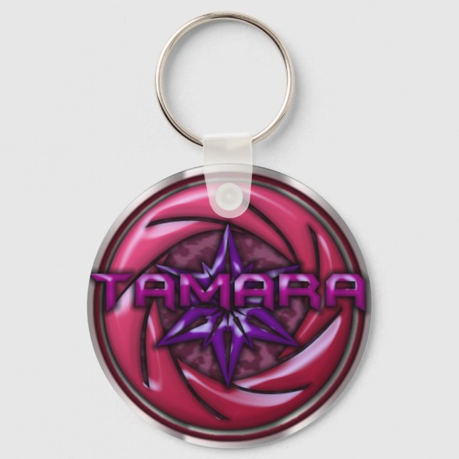 For my Aunt Tamara Key Ring (Front)