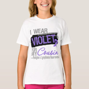 For My Cousin - Hodgkins Lymphoma Ribbon T-Shirt