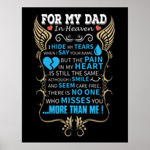 For My Dad In Heaven Poster