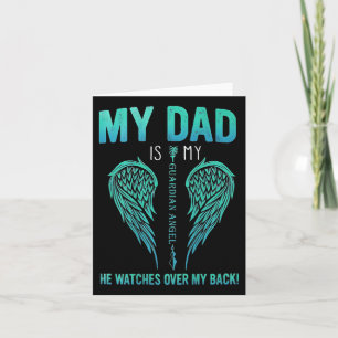 For My Dad In Heaven Touching Tribute For Ped Away Card