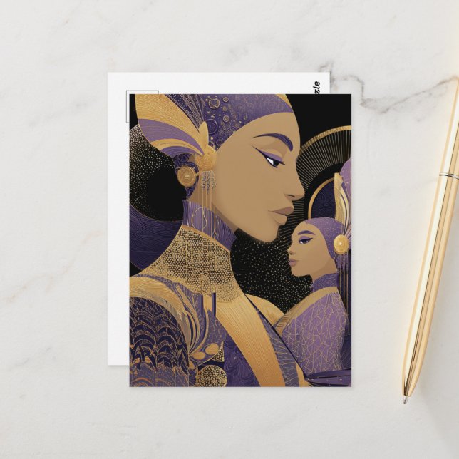 FOR MY DAUGHTER #1 POSTCARD (Front/Back In Situ)