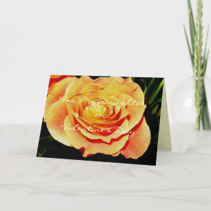 For My Daughter On Valentine's Day Holiday Card