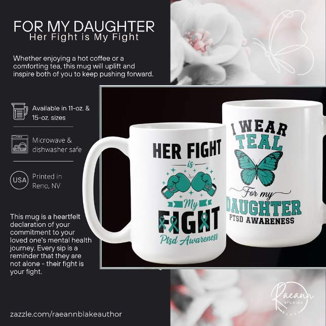 For My Daughter PTSD Awareness Ceramic Mug (Creator Uploaded)