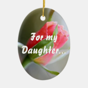 For My Daughter: Stay Strong in Faith (1 Timothy 4 Ceramic Tree Decoration