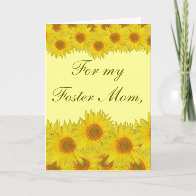 For my Foster Mum, Card (Front)