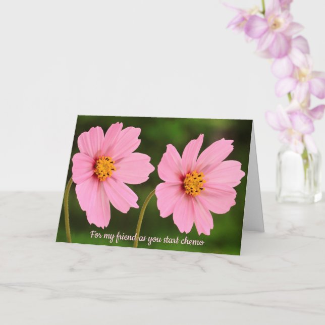 For My Friend Cancer Chemo Card (Orchid)