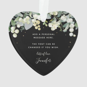 For My Friend Christmas Non-Photo Heart Ornament