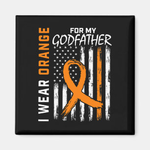 For My Godfather Leukaemia Cancer Awareness Usa Fl Magnet