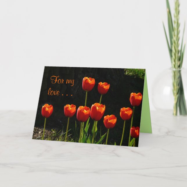 For My Love, For Always Card (Front)