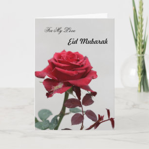 For my Love on Eid Mubarak Card