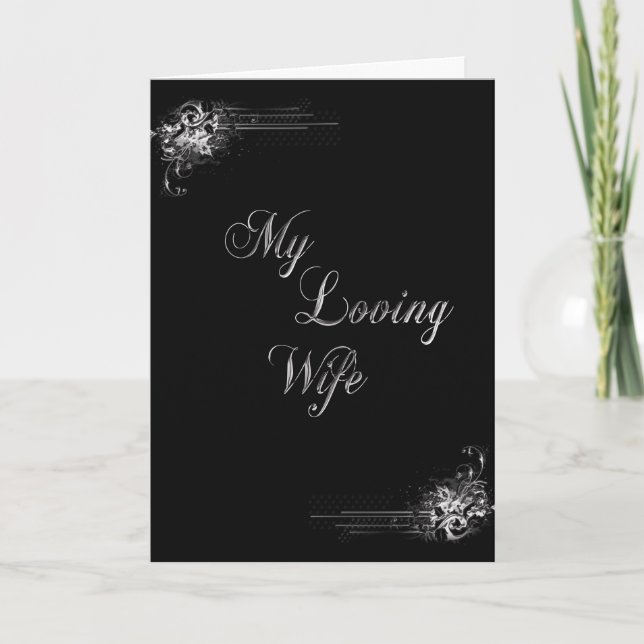 For my Loving Wife Card (Front)