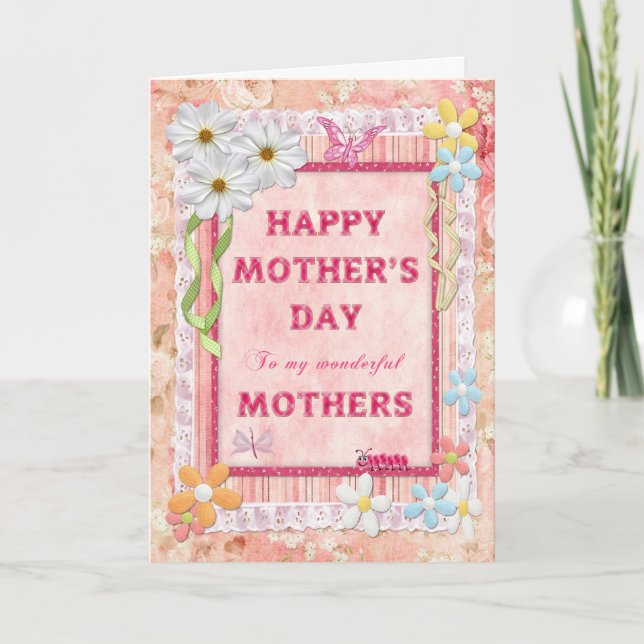 For my Mothers craft Mother's Day card (Front)