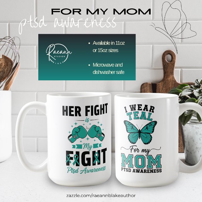 For My Mum PTSD Awareness Ceramic Mug (Creator Uploaded)
