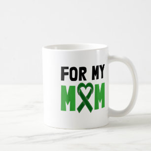 For My Mum Stigma Green Ribbon Shirt Mental Health Coffee Mug
